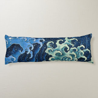 Hokusai Feminina Våg Vintage Ocean Kroppskudde