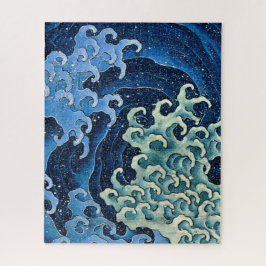 Hokusai Feminine Wave Japan Vintage Ocean Pussel