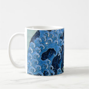 Hokusai Feminine Wave Vintage Ocean Kaffemugg