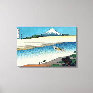 Hokusai - floden Tama i provinsen Musashi Canvastryck