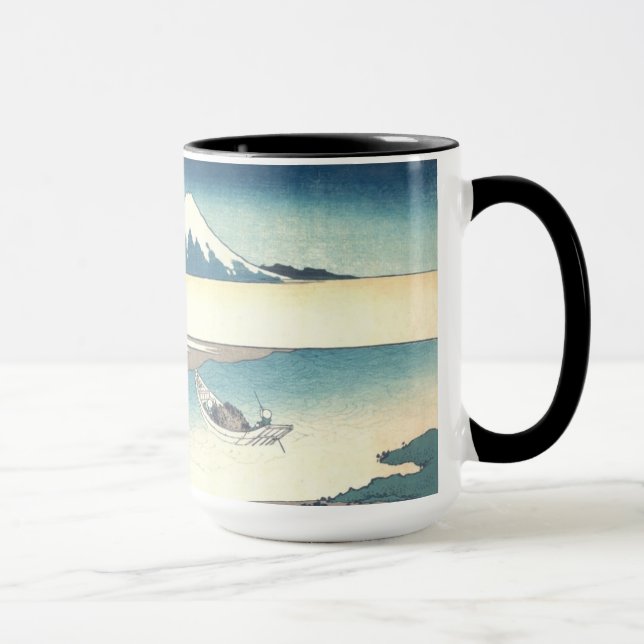 Hokusai: Fuji från ett fartyg Mugg (Höger)
