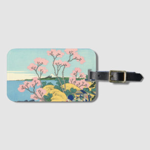Hokusai Fuji från Gotenyama på Tōkaidō Bagagebricka