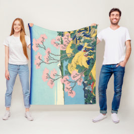 Hokusai Fuji från Gotenyama på Tōkaidō Fleecefilt