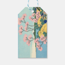 Hokusai Fuji från Gotenyama på Tōkaidō Presentetikett