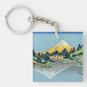 Hokusai - Fuji Reflects-berget i Sjö Kawaguchi