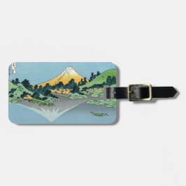 Hokusai - Fuji Reflects-berget i Sjö Kawaguchi Bagagebricka