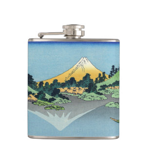 Hokusai - Fuji Reflects-berget i Sjö Kawaguchi Fickplunta