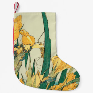 Hokusai grashopper och iris Japan Liten Julstrumpa