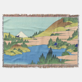 Hokusai Hakone Sjö i Sagami-provinsen Filt