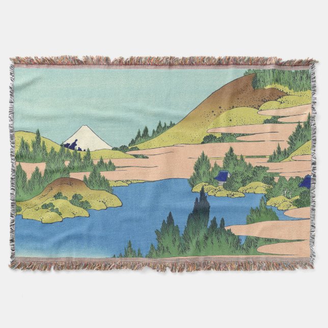 Hokusai Hakone Sjö i Sagami-provinsen Filt (Framsidan)