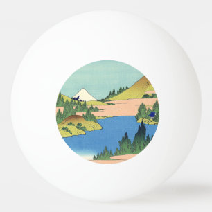 Hokusai Hakone Sjö i Sagami-provinsen Pingisboll
