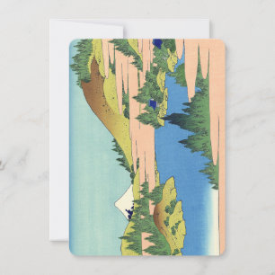 Hokusai Hakone Sjö i Sagami-provinsen Tack Kort