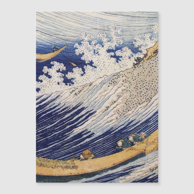 Hokusai Havsvågor Sjöbåtar (Framsida)