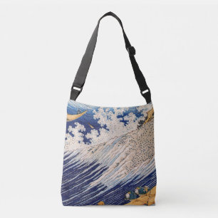 Hokusai Havsvågor Sjöbåtar Axelväska