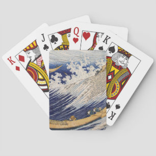 Hokusai Havsvågor Sjöbåtar Casinokort