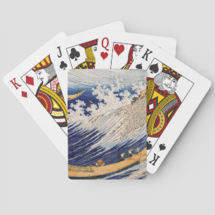 Hokusai Havsvågor Sjöbåtar Casinokort