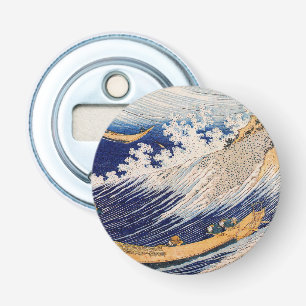 Hokusai Havsvågor Sjöbåtar Flasköppnare