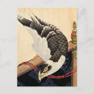 Hokusai Hawk Postcard Vykort