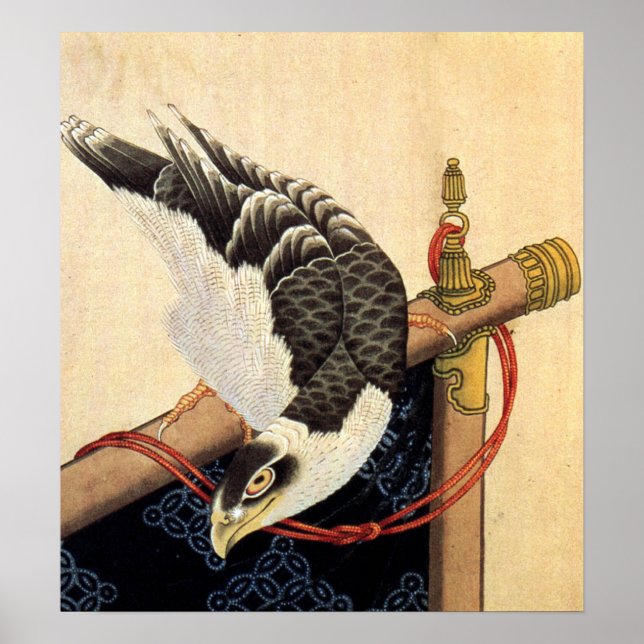 Hokusai Hawk Poster (Framsidan)