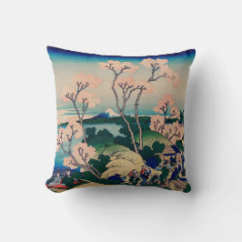 HOKUSAI JAPANESE PRINT COTTON Dekorativ kudde
