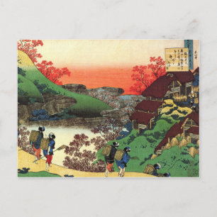 Hokusai - Japansk konst - Japans Coola liggande vy Vykort