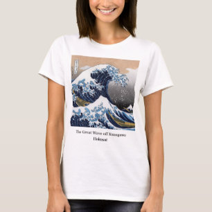Hokusai , "Kanagawas Underbara våg" T Shirt