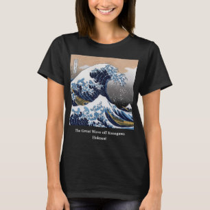 Hokusai , "Kanagawas Underbara våg" T Shirt