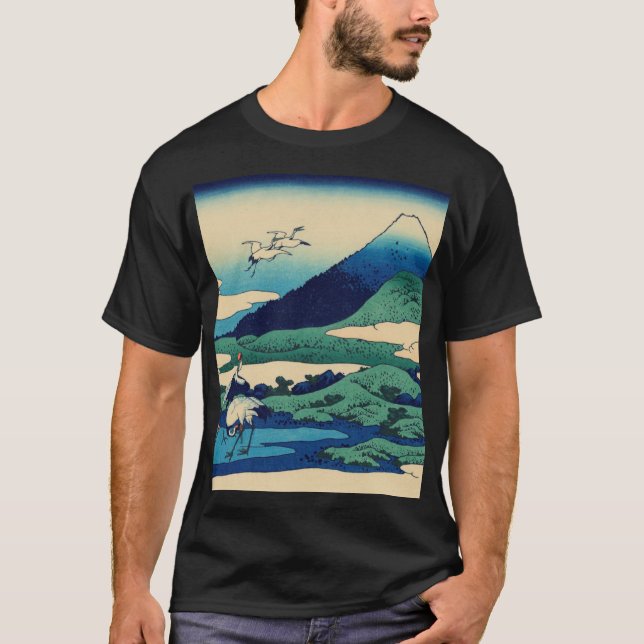 Hokusai Katsushika - Umezawa i provinsen Sagami T Shirt (Framsida)