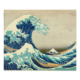 Hokusai Katsushika - Underbara Vågar Fototryck