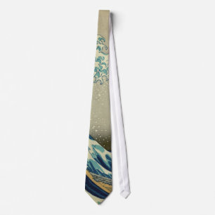 Hokusai Katsushika - Underbarare våg Slips