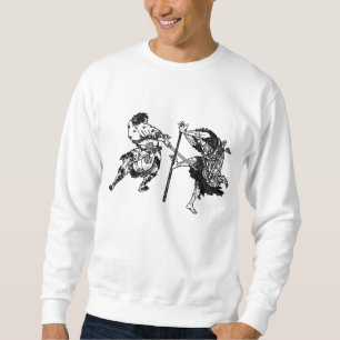 Hokusai mangasamurai 1 sweatshirt