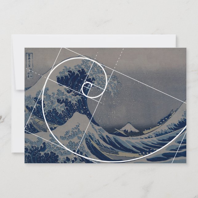 Hokusai Meets Fibonacci, Golden Ratio (Framsida)