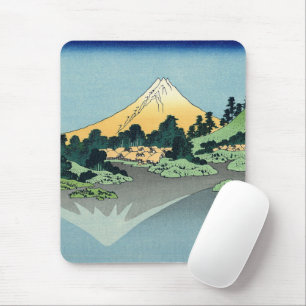 Hokusai Mount Fuji reflexer i Sjö Kawaguchi Musmatta