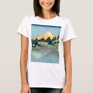 Hokusai Mount Fuji reflexer i Sjö Kawaguchi T Shirt
