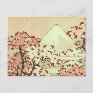 Hokusai Mt. Fuji Japansk Art Vykort