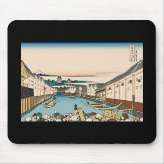 Hokusai Nihonbashi överbryggar i Edo Musmatta
