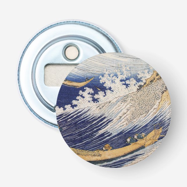 Hokusai Ocean Vågar Sea Boats Flasköppnare (Framsidan)