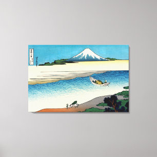 Hokusai - Tama-floden i provinsen Musashi Canvastryck