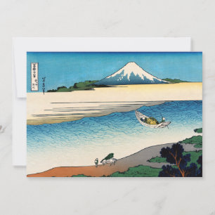 Hokusai - Tama-floden i provinsen Musashi Inbjudningar