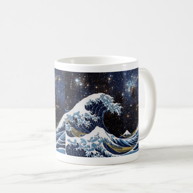 Hokusai , The_Great_Wave_off_Kanagawa + LH 95 Kaffemugg (Framsida höger)