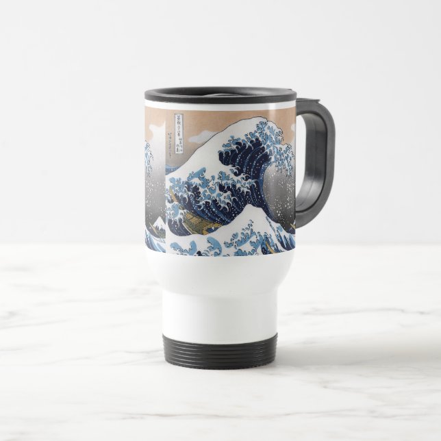 Hokusai , “ The Great Wave off Kanagawa ” Resemugg (Framsida höger)