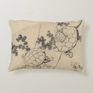 hokusai turtles prydnadskudde