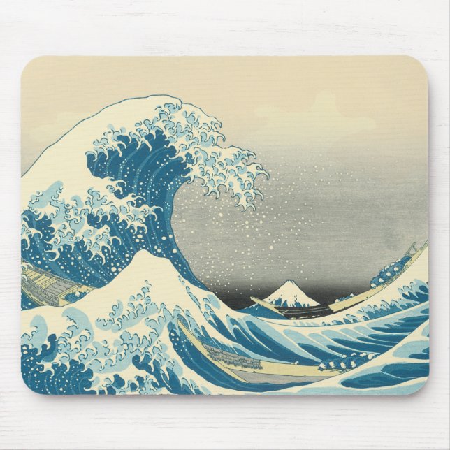 Hokusai - under vinka av Kanagawa Musmatta (Framsidan)
