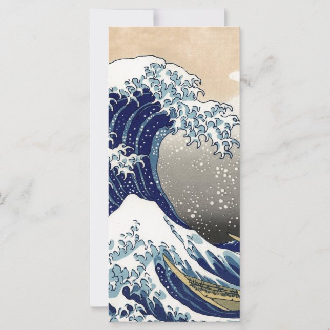 Hokusai Underbar våg av Kanagawa Katsushika Tsunam (Framsida)