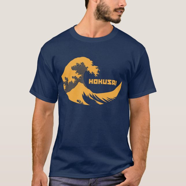 Hokusai - Underbar våg Tee Shirt (Framsida)