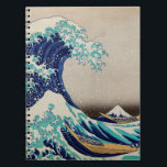 Hokusai Underbar Wave av Kanagawa. Vintage japan a Anteckningsbok<br><div class="desc">Katsushika Hokusai "Den Underbara vågen av Kanagawa" bärbar dator. Vintage japan-illustration.</div>