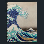 Hokusai Underbar Wave av Kanagawa. Vintage japan a Anteckningsbok<br><div class="desc">Katsushika Hokusai "Den Underbara vågen av Kanagawa" bärbar dator. Vintage japan-illustration.</div>