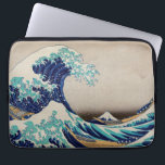 Hokusai Underbar Wave av Kanagawa. Vintage japan a Laptop Fodral<br><div class="desc">Katsushika Hokusai "Den Underbara vågen av Kanagawa" laptop sleeve. Vintage japan-illustration.</div>