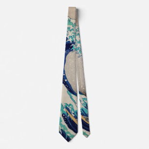 Hokusai Underbar Wave av Kanagawa. Vintage japan a Slips