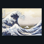 Hokusai Underbara våg Poster<br><div class="desc">Njut av den fantastiska återgivningen av berömdens ukiyo-e-träblocktryck "36 Views of Mount Fuji: The Underbar Wave Off the Kusten of Kanagawa" av den japanske konstnären Katsushika Hokusai. Fujis 36 vyer är en serie med 46 utskrifter som visar olika egenskaper hos Fuji, det högsta berget i Japan. I denna tryckning användes...</div>